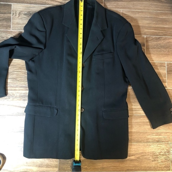 DOLCE & GABBANA Men's Greened Grey Draped Jersey Wool Blend Blazer Jacket - Picture 6 of 14